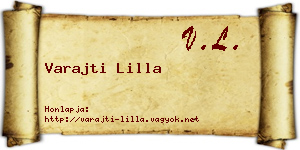 Varajti Lilla névjegykártya